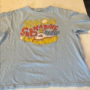 The Beatles Light Blue Yellow Submarine Kids Graphic Tee